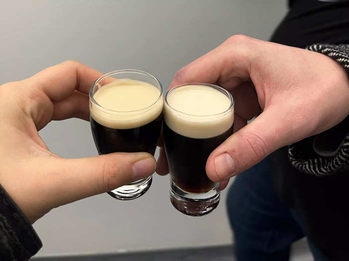 We were also talked through how to taste a Guinness while sampling a small glass of the stout. This was informative and entertaining and my highlight of the visit.