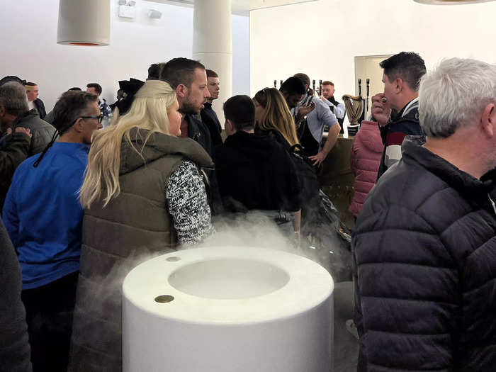 From there, we moved on to the tasting rooms, where "aroma pods" allowed us to smell the key parts of Guinness — malted barley, beer esters, hops, and roasted barley.