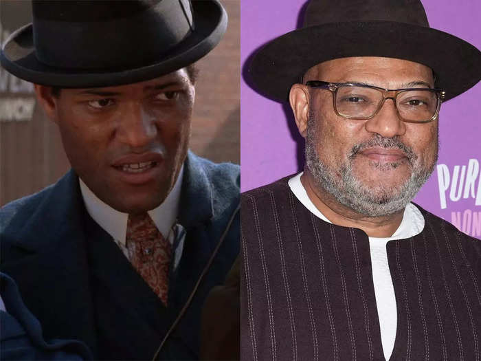 Laurence Fishburne had a small role as a musician named Swain. He