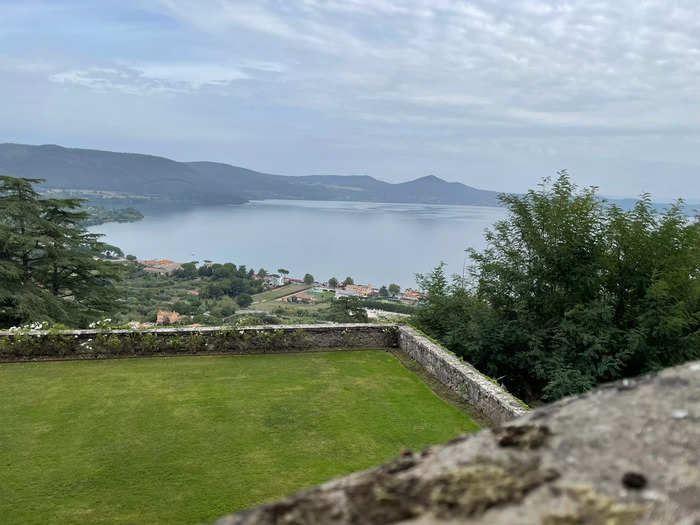 Bracciano is a small town in Lazio, situated above a lake.