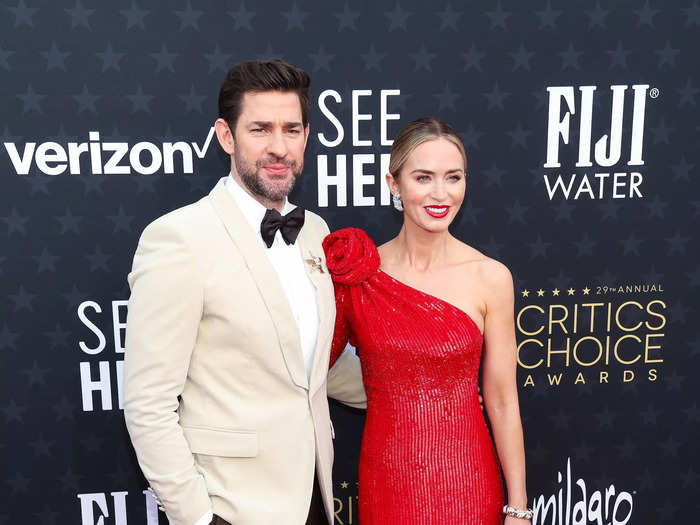 John Krasinski and Emily Blunt