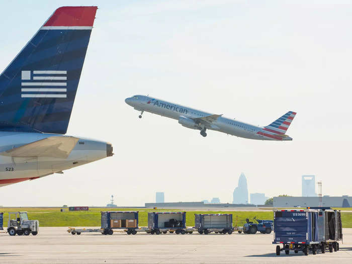 Number two is a route between Charlotte Douglas International Airport and Pittsburgh International Airport. 