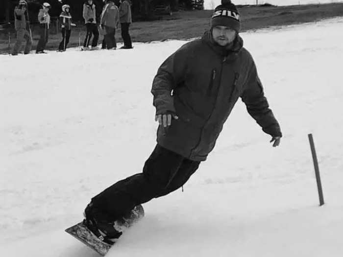 Mykola Poliuliak, snowboarding