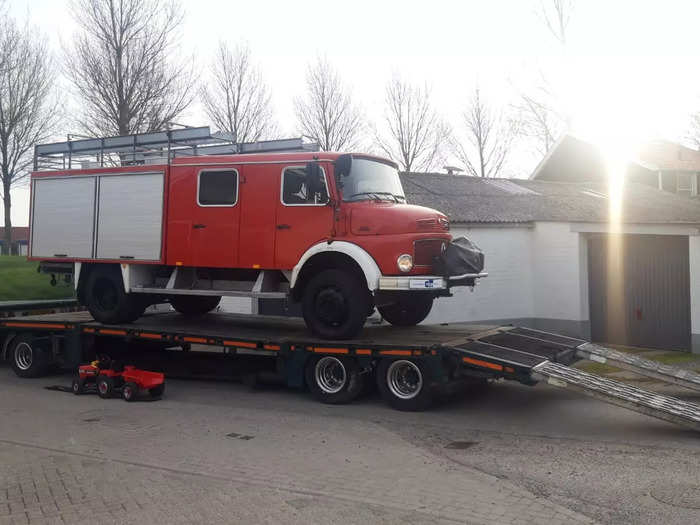 They commissioned someone in the Netherlands to convert the vehicle for them.