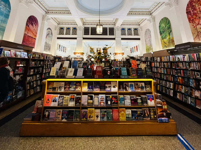 A stop at a storybook-like bookstore is a must. 