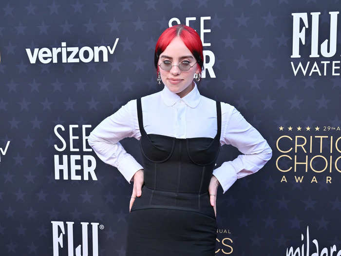 Billie Eilish attended the awards ceremony wearing a menswear-inspired look that left a little to be desired.