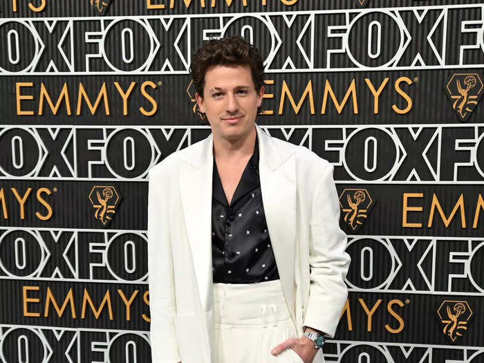 Charlie Puth should be applauded for his bold outfit choice, but it would have worked better without the oversized coat.