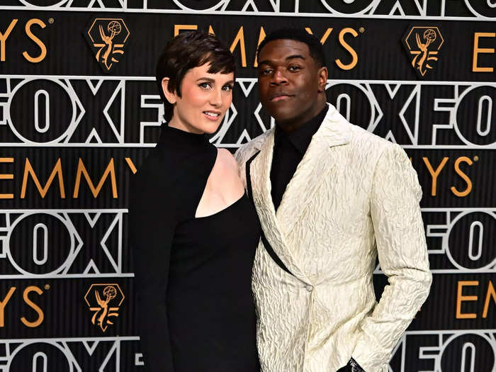 Nicole Boyd and Sam Richardson put their spin on the black-and-white trend that dominated the red carpet. 