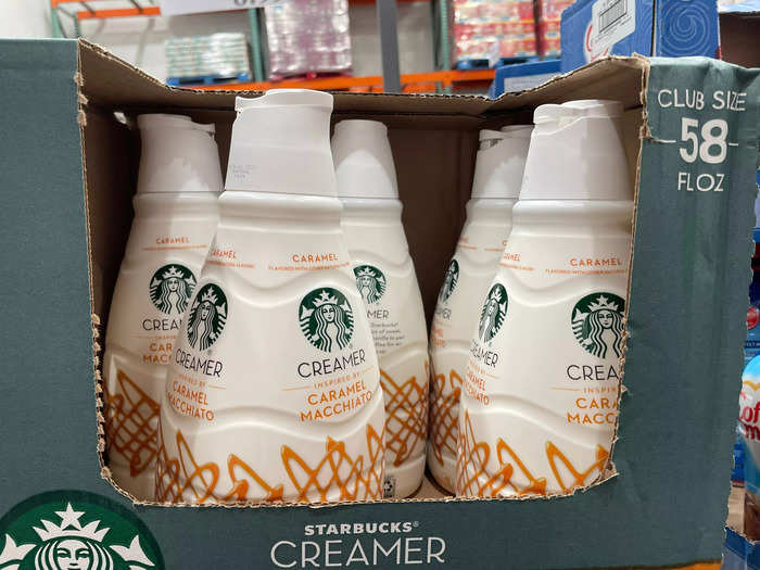 I use the Starbucks caramel creamer to make milk tea.