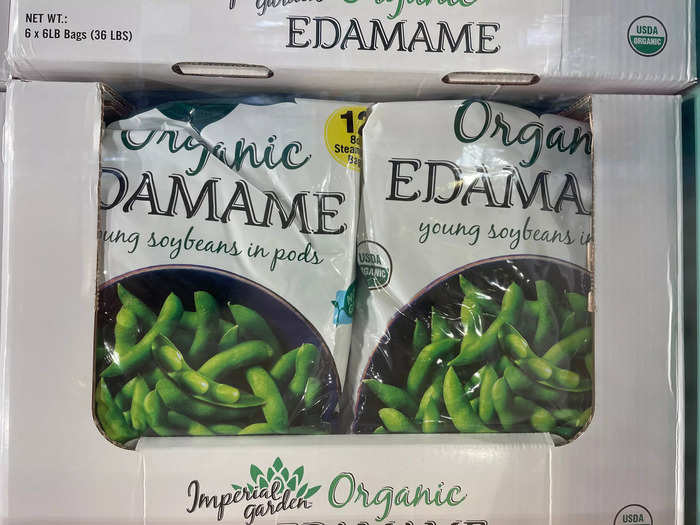 Imperial Garden organic edamame is one of my kids