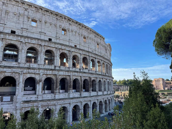 The Colosseum is next to some other equally cool sites.