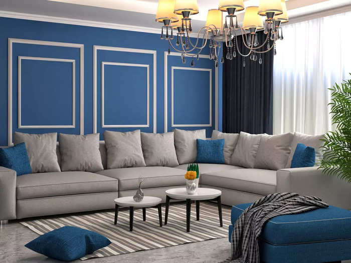 Saturated blues can create a dreary ambiance.