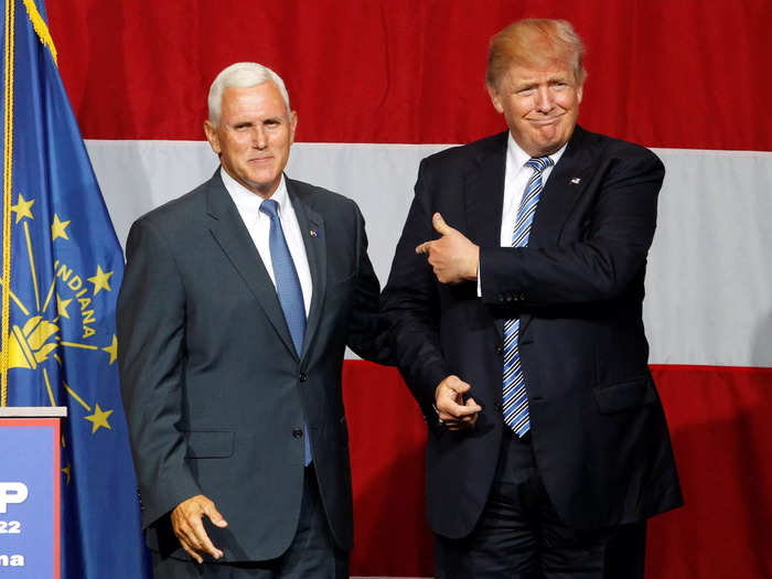 President Donald Trump and Vice President Mike Pence