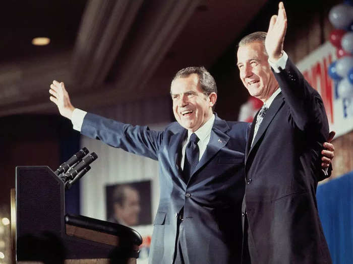 President Richard Nixon and Vice President Spiro Agnew