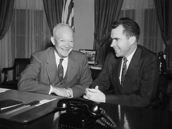 President Dwight Eisenhower and Vice President Richard Nixon