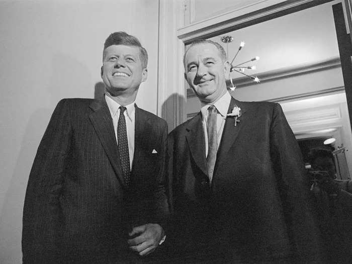 President John F. Kennedy and Vice President Lyndon B. Johnson