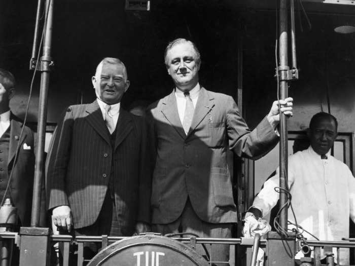 President Franklin D. Roosevelt and Vice President John Nance Garner