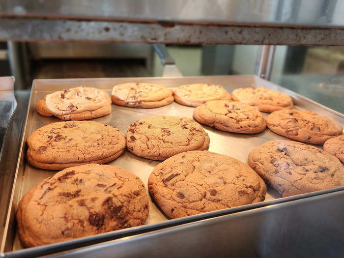 Say hello to the chocolate-chip cookies in the food court.