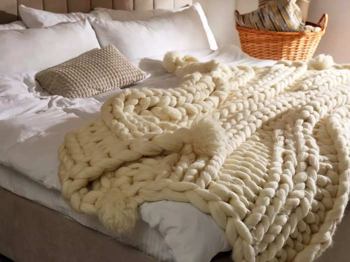 Expensive throw blankets can require more maintenance than they