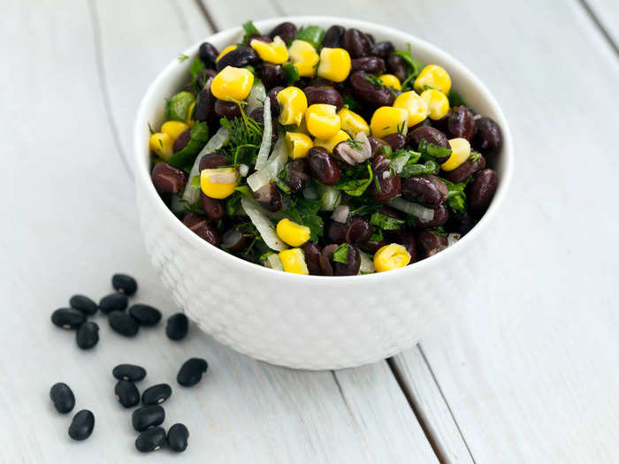 Black-bean and corn salsa can be paired with chips or tortillas.