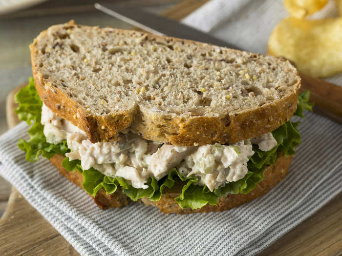 Tuna salad or chicken salad can make for hearty lunches when the power is out.