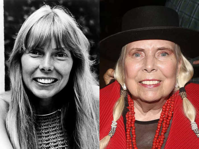 At 27 years old, Joni Mitchell saw commercial success with the release of her second album.