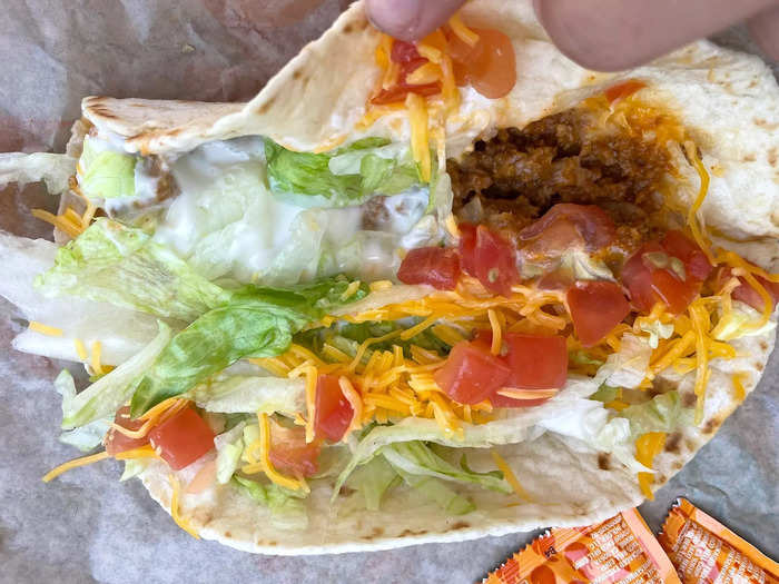 The Soft Taco Supreme was one of the better tacos I’ve had at Taco Bell.