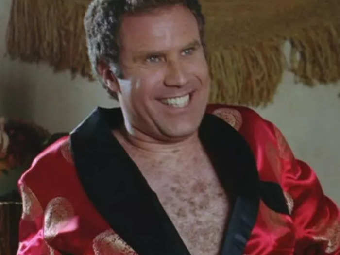 Will Ferrell plays a dirtbag who still lives with his mom in the 2005 comedy "Wedding Crashers."