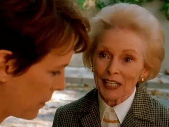 In 1998, Janet Leigh popped in for a quick scene with her daughter Jamie Lee Curtis in "Halloween H20" — mother and daughter are both iconic "scream queens," respectively.