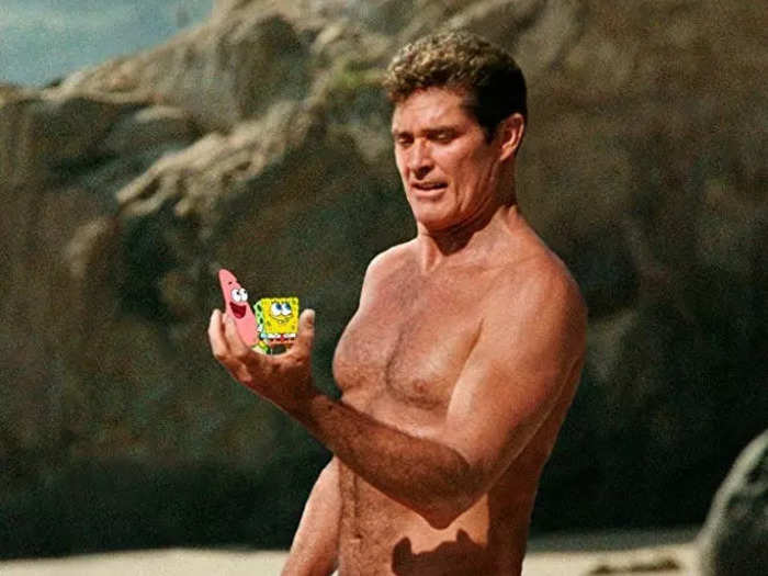 In 2004, David Hasselhoff had the distinction of being the only human in "The Spongebob Movie."