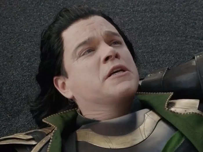 Matt Damon in "Thor: Ragnarok" surprised movie-goers when he appeared as Loki in a play during the 2017 film.