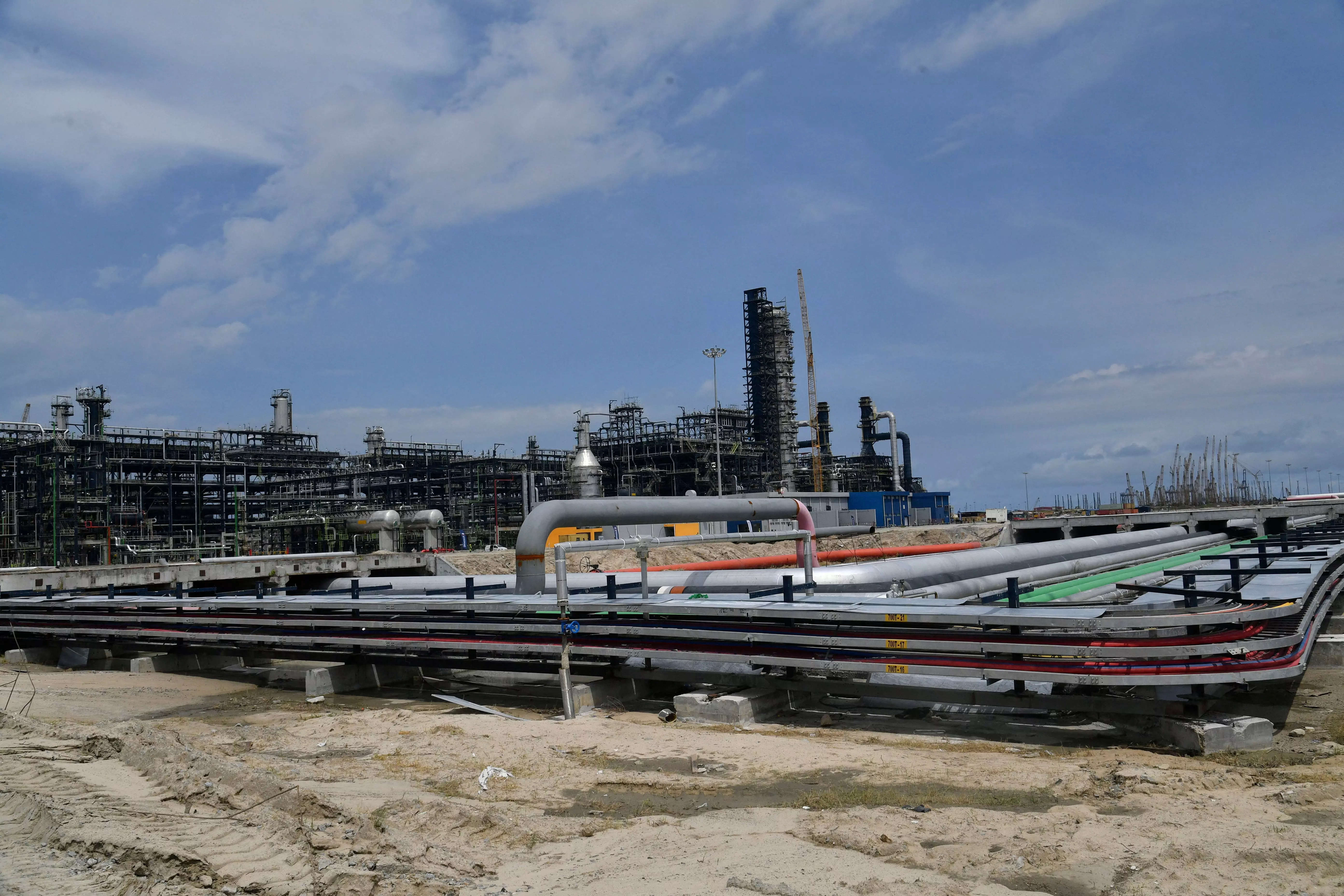 The Dangote Petroleum Refinery near Lagos.