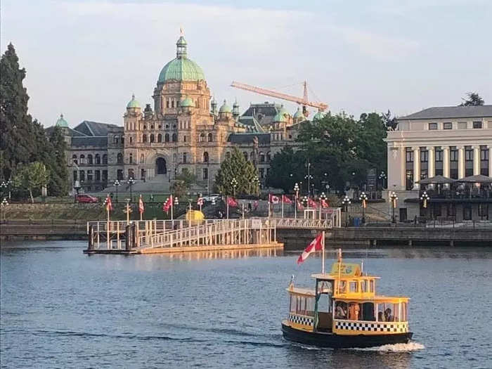 Explore downtown and Inner Harbour by ferry. 