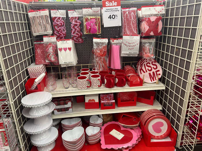 Michaels didn’t offer as many utensils or party necessities.