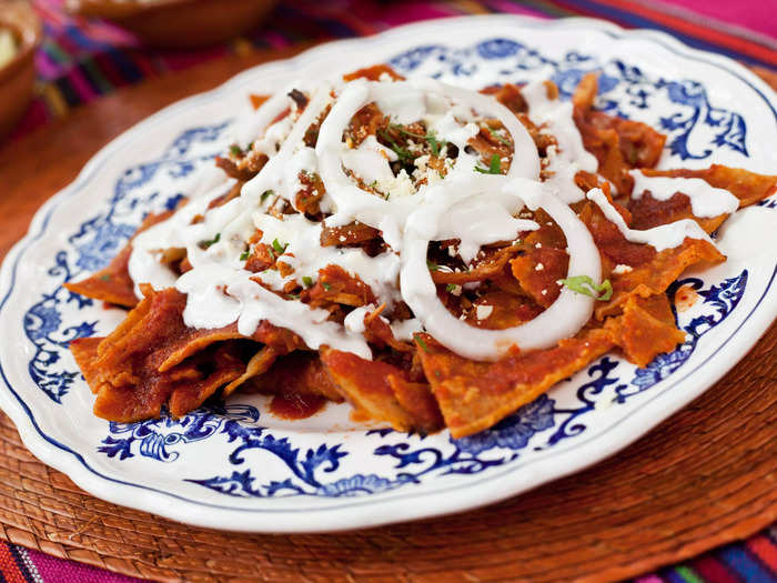 Chilaquiles make for a killer breakfast.