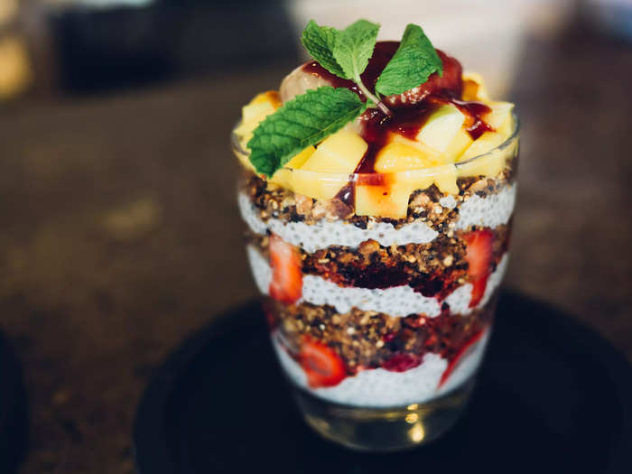 I love yogurt, but I eat enough parfaits at home.