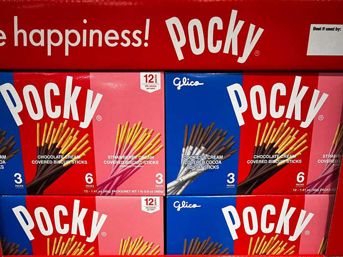 Pocky always satisfies my craving for something sweet.