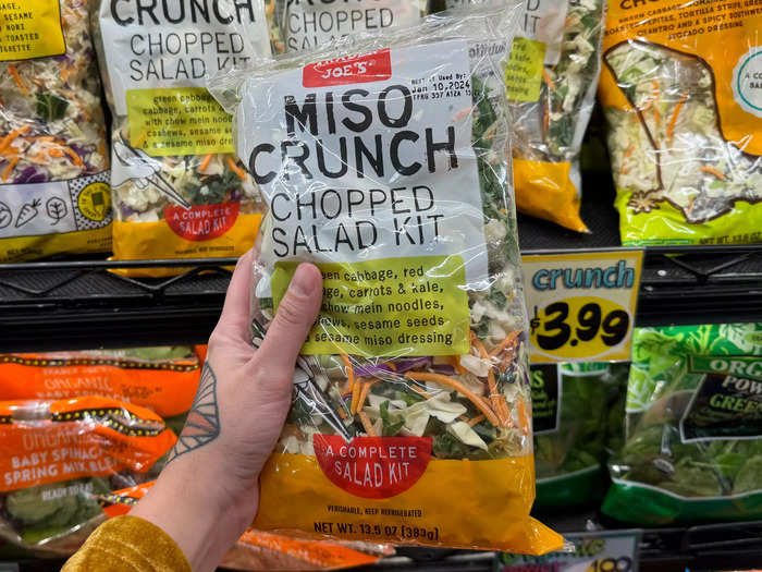 I love the miso-crunch chopped salad.