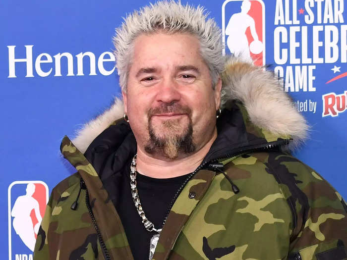 Fieri majored in hospitality management.