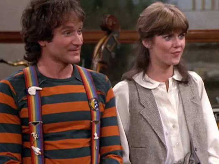 "Mork and Mindy" was canceled after a steady decline in ratings, leaving the fate of its two main characters up in the air.