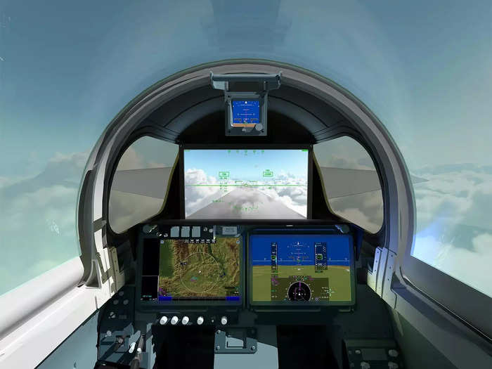 A windowless cockpit