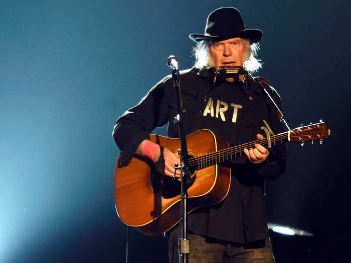 Neil Young was one of the first musicians to tell Trump to stop playing his music.