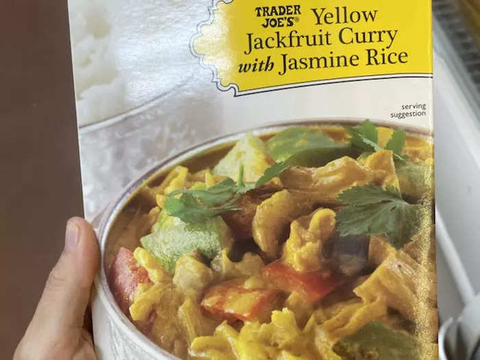 Instead of ordering takeout, I opt for yellow jackfruit curry.