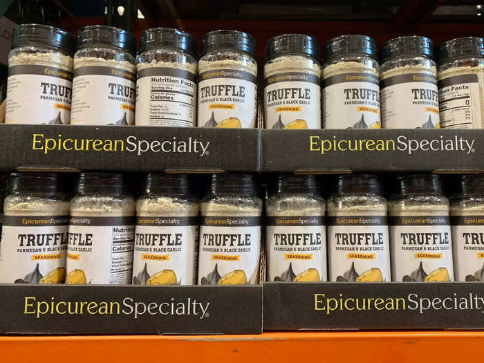 Epicurean Specialty truffle seasoning is delicious and easy to carry.