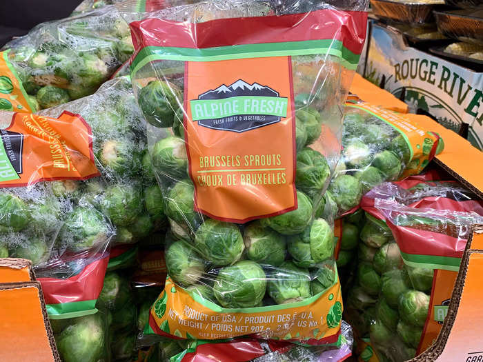 I love the Alpine Fresh Brussels sprouts.