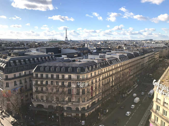 Admire the stunning views of Paris. 