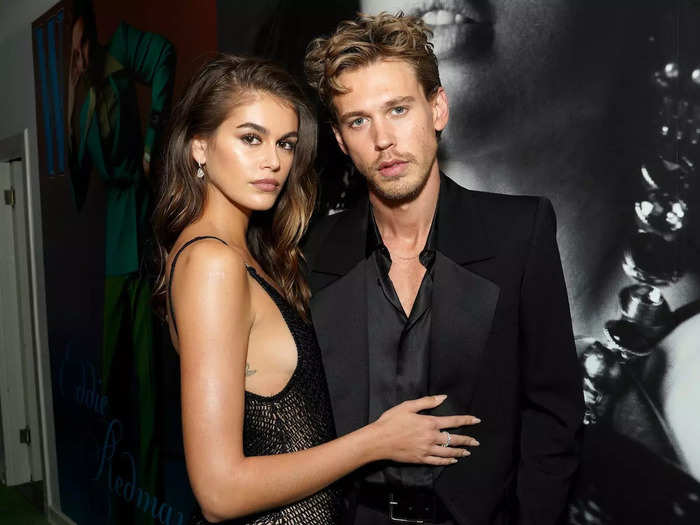 March 24, 2022: Austin Butler and Kaia Gerber made their first official outing together.