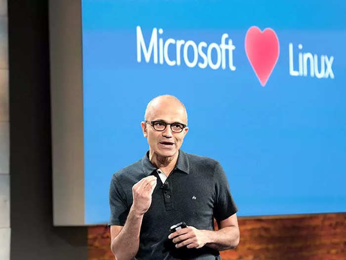 Nadella looked to rivals