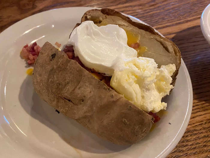 7. Loaded baked potato