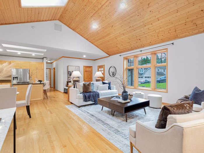 It also has a sizable great room, and skylights give the home plenty of natural light.